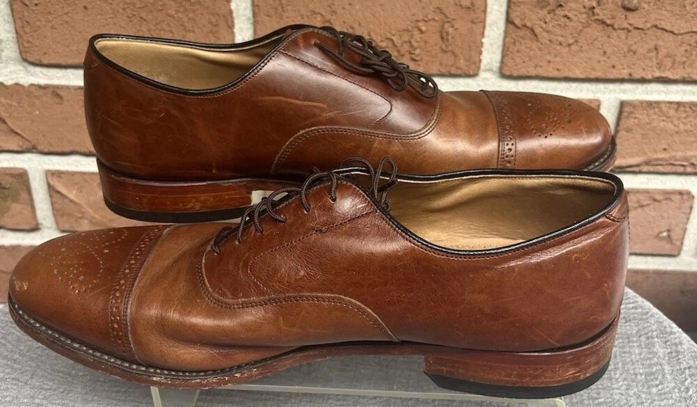 Men's Johnston&Murphy Brown Leather Lace Up Shoe Size 12D India